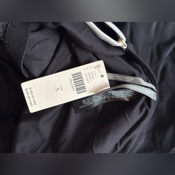 Anthropologie Black and White Plunge One Piece Swimsuit Size S - Picture 4 of 5